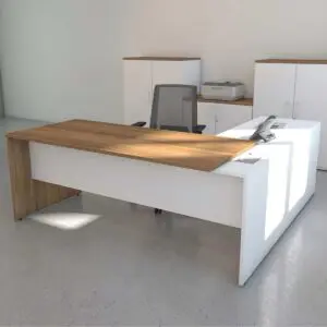 Executive radial desk