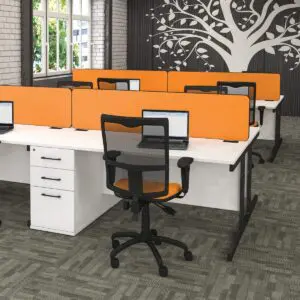 SCVDU16X sirius combination straight desk