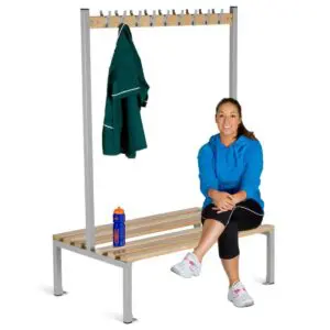 Double Sided Bench with Hooks