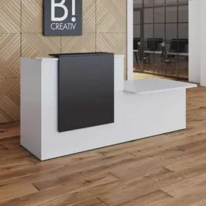 Allure New Reception Counter With DDA And Overhang