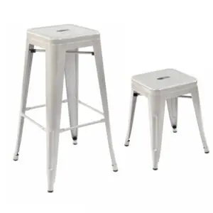 High & Low Steel Stool
