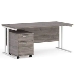 Office desk with pedestal