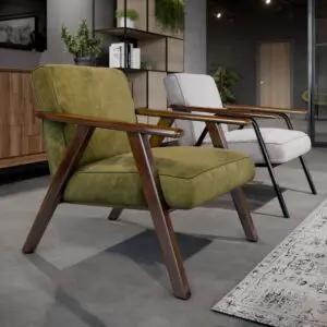 Camden Wooden Lounge Chair