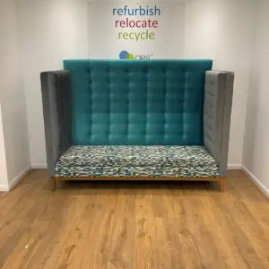 Frovi Patterned Suede Booth <br> U-BT-FR-B-07