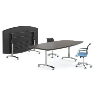 Glide Ultra Flip-Top Boat-Shaped Table