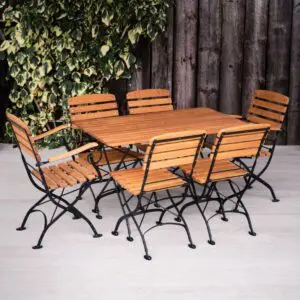 Florence Outdoor Table and Chair Dining Set