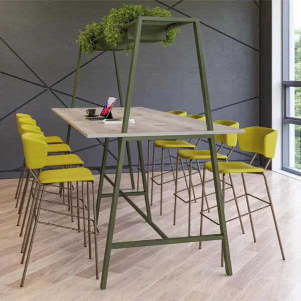 Aspect 1200mm Deep Poseur Table with Overframe