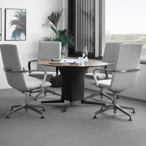 Ad-Lib Shrouded 4 Star Leg Round Table