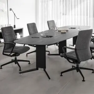 Ad-Lib Shrouded 'V' Leg Meeting & Boardroom Table