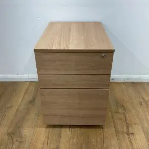 Santiago Cherry Mobile Pedestal 3 Drawers <br> U-PS-M-SC-05