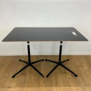Black 1200mm Rectangular Table <br> U-RT-12-BL-01