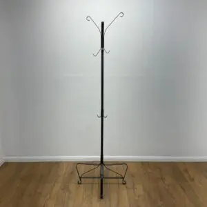 Black 1900mm Coat Stand <br> U-CH-BL-15