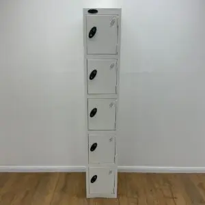 probe white 5 door locker