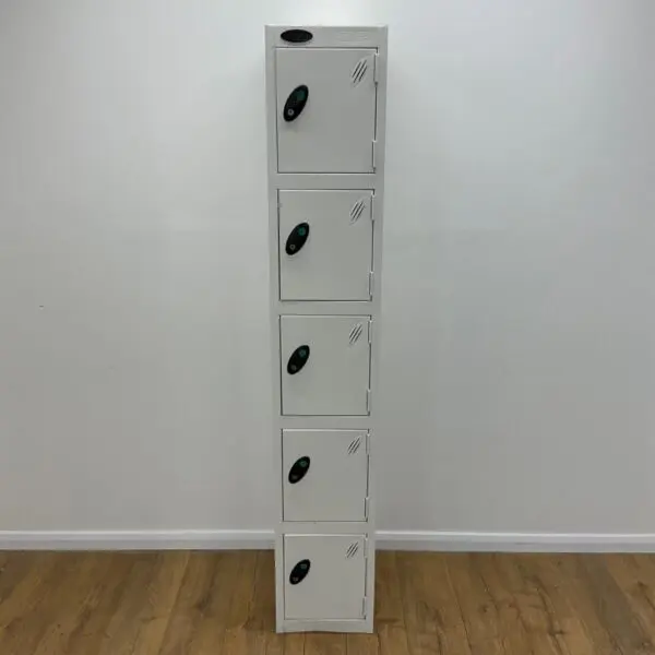 probe white 5 door locker