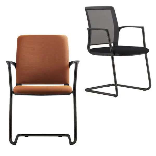 Avior AV4 AVM4 mesh back meeting chair fabric back meeting chair cantilever base