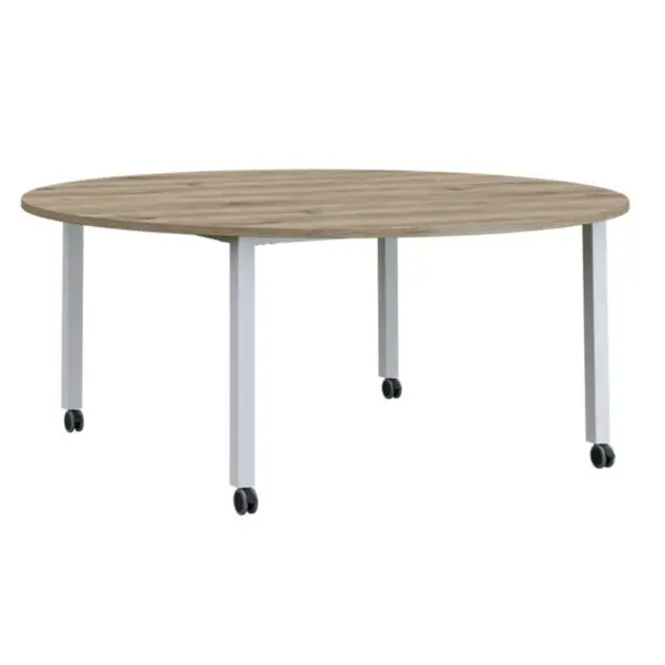Circular mobile multipurpose table