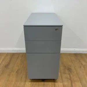 GREY 3 DRAWER PEDESTAL