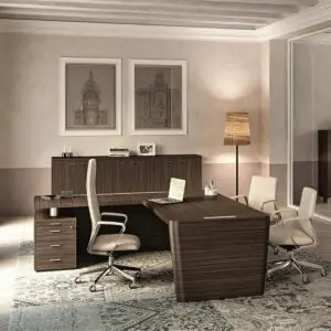 X10 Radial Desk & Pedestal Unit