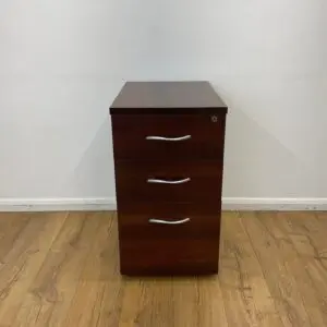 WALUT 3 DRAWER PEDSTAL