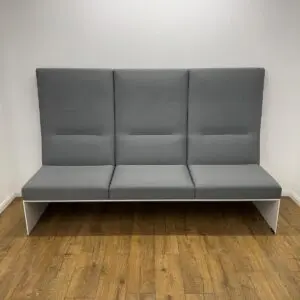 brunner banc grey 3 seater sofa