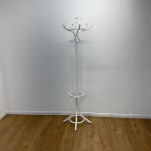 white coat stand