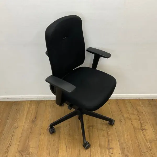 black operator chair