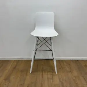 White Elite Barstool<br> U-BS-WH-29