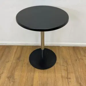 Black 600mm Round Table <br> U-R-6-BL-02
