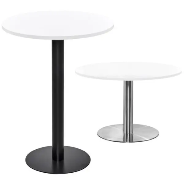 Circular dining and poseur hight cafe tables