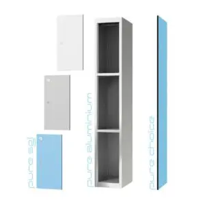 aluminium lockers suitable for wet environments