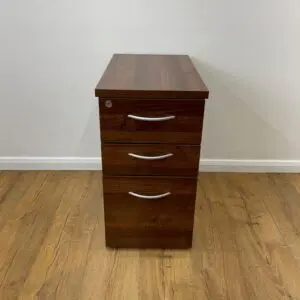 Walnut Slimline Pedestal <br> U-PS-M-W-14