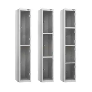 crystal anti theft clear lockers