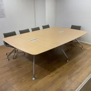 Verade Oak 2800mm Boardroom Table U-MB-28-VO-03