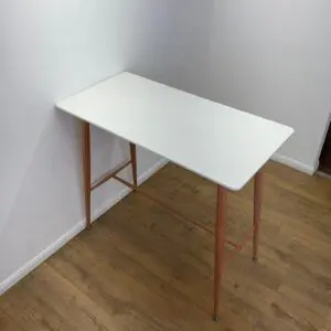 white 1200mm poseur table