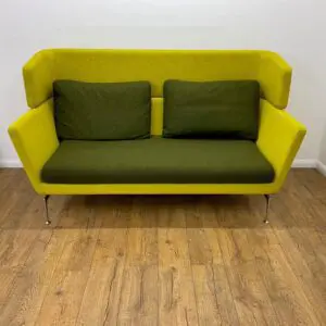 Green Reception Sofa <br> U-RS-G-19