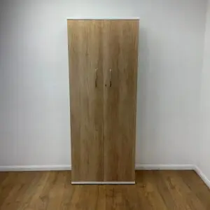 White & Oak 2000mm Cupboard Unit <br> U-C-20-O-04