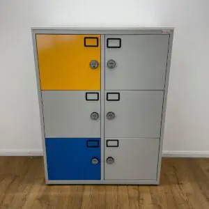 Flexiform Grey 6 Door Locker <br> U-LS-6D-GR-06