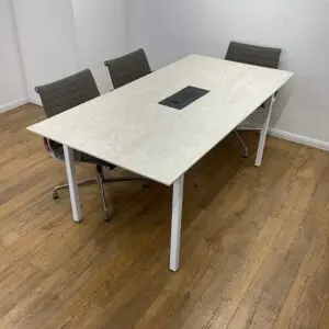 Natural Birch 1800mm Boardroom Table <br> U-MB-18-M-03