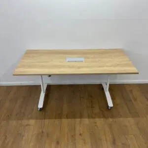 Oak 1600mm Fliptop Table <br> U-FT-16-O-10