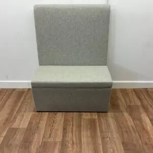 Grey High Back Reception Sofa <br> U-RS-GR-49