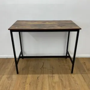 Rustic Wooden 1100mm Poseur Table <br> U-RT-11-W-02