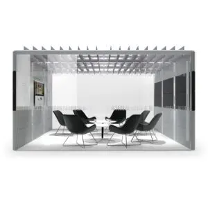 orangebox air 29 green acoustic meeting booth pod