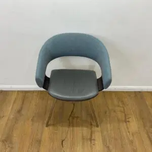 allermuir mollie blue reception chair