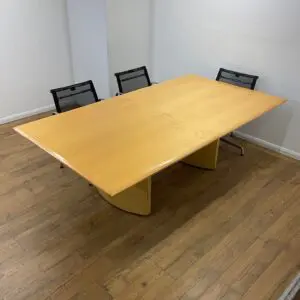 Oak 2200mm Boardroom Table <br> U-VB-22-O-02