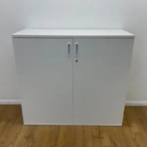 White 1200mm Cupboard <br>U-C-12-WH-40