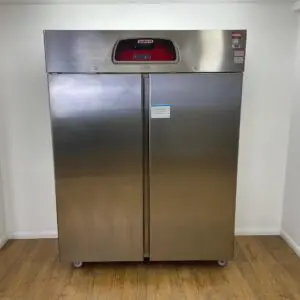 angelo po stainless steel industrial double door fridge