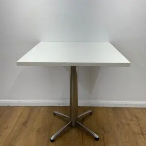 White 700mm Square Table <br> U-SQ-7-WH-10