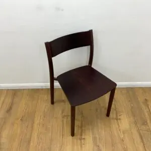 Allermuir Folk Aubergine Wooden Canteen Chair <br> U-CC-AM-W-01