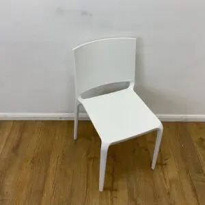 Allermuir Tonina White Canteen Chair <br> U-CC-AM-WH-03