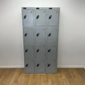 probe grey 12 door locker unit